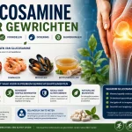 Glucosamine voor gewrichten ondersteunt gezond kraakbeen en soepele beweging.