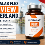Nuvialab Flex Review Nederland 2026 met de originele Nuvialab Flex verpakking voor gewrichtsgezondheid.