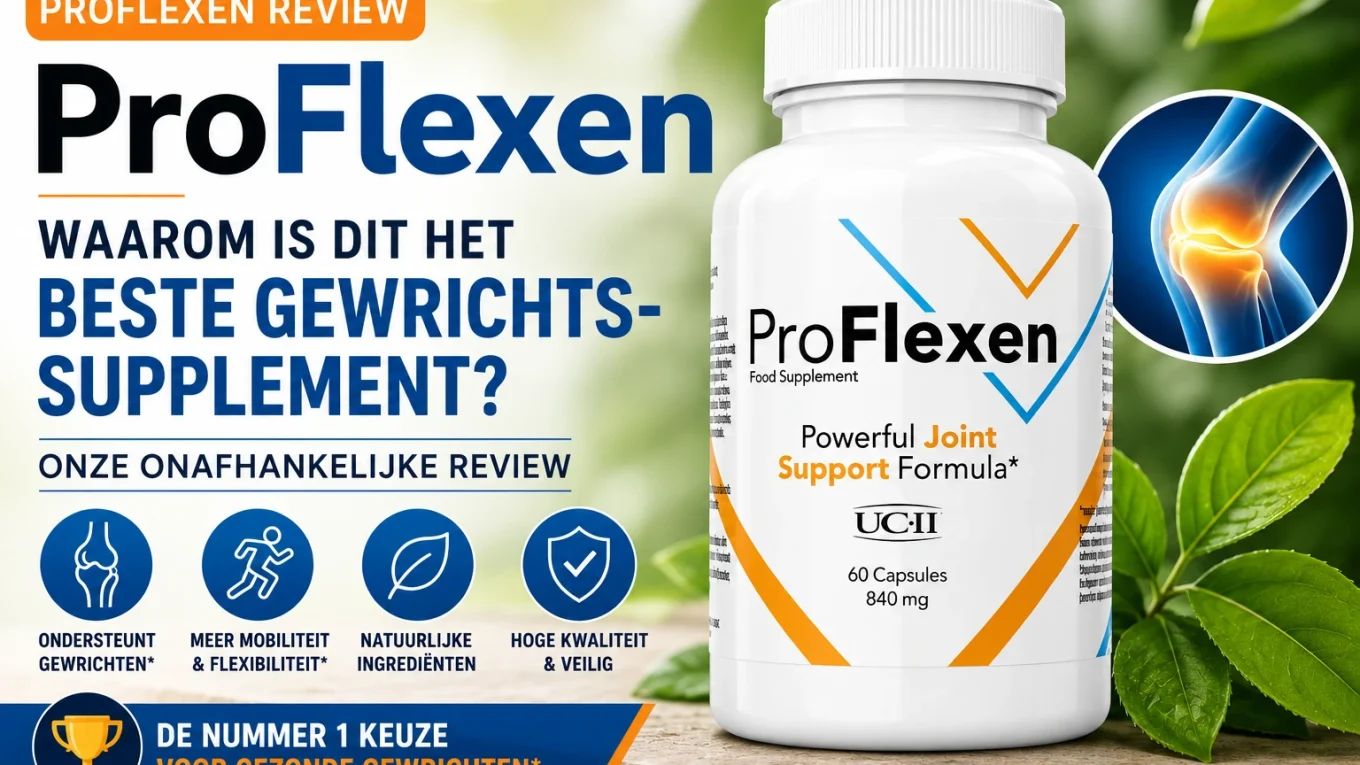 ProFlexen Review Nederland met onafhankelijke beoordeling van ingrediënten, UC-II en gewrichtsondersteuning.